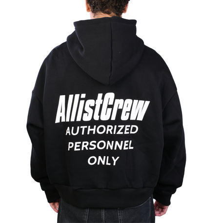 ALLIST CULTURE ‘Crew’ Black Hoodie