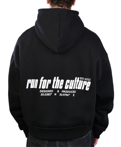 ALLIST CULTURE ‘Run for the Culture’ Black Hoodie